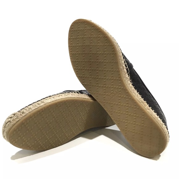 NIB Gucci Black Espadrille size 39 - Picture 9 of 10